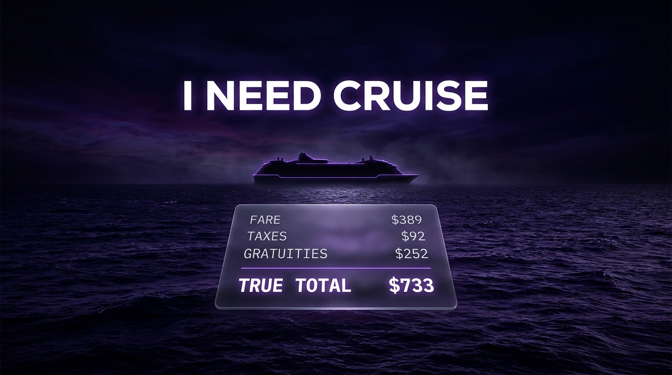 I Need Cruise: Find Absurdly Cheap Cruises Inside Claude Code