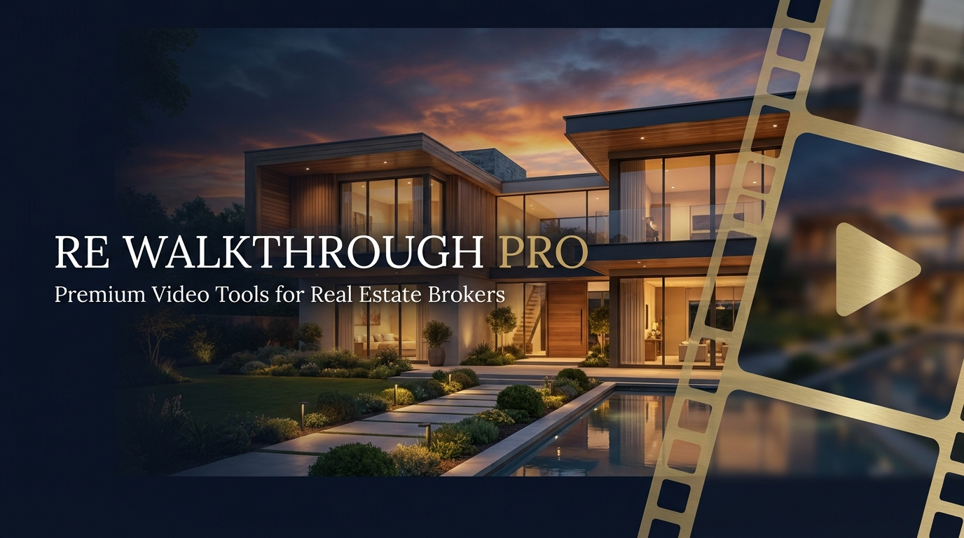 RE Walkthrough Pro: Zillow Listings → Cinematic Video Walkthroughs