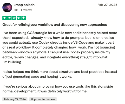umop apisdn — 5-star Trustpilot review: Great for refining your workflow